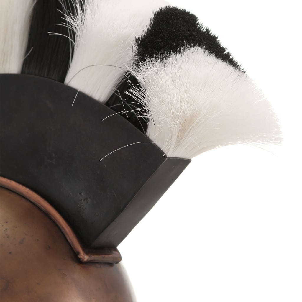 Preußische Pickelhaube Antik Replik für LARP Schwarz Stahl