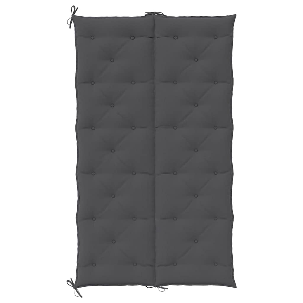 Gartenbank-Auflage Anthrazit 100x(50+50)x7 cm Oxford-Gewebe