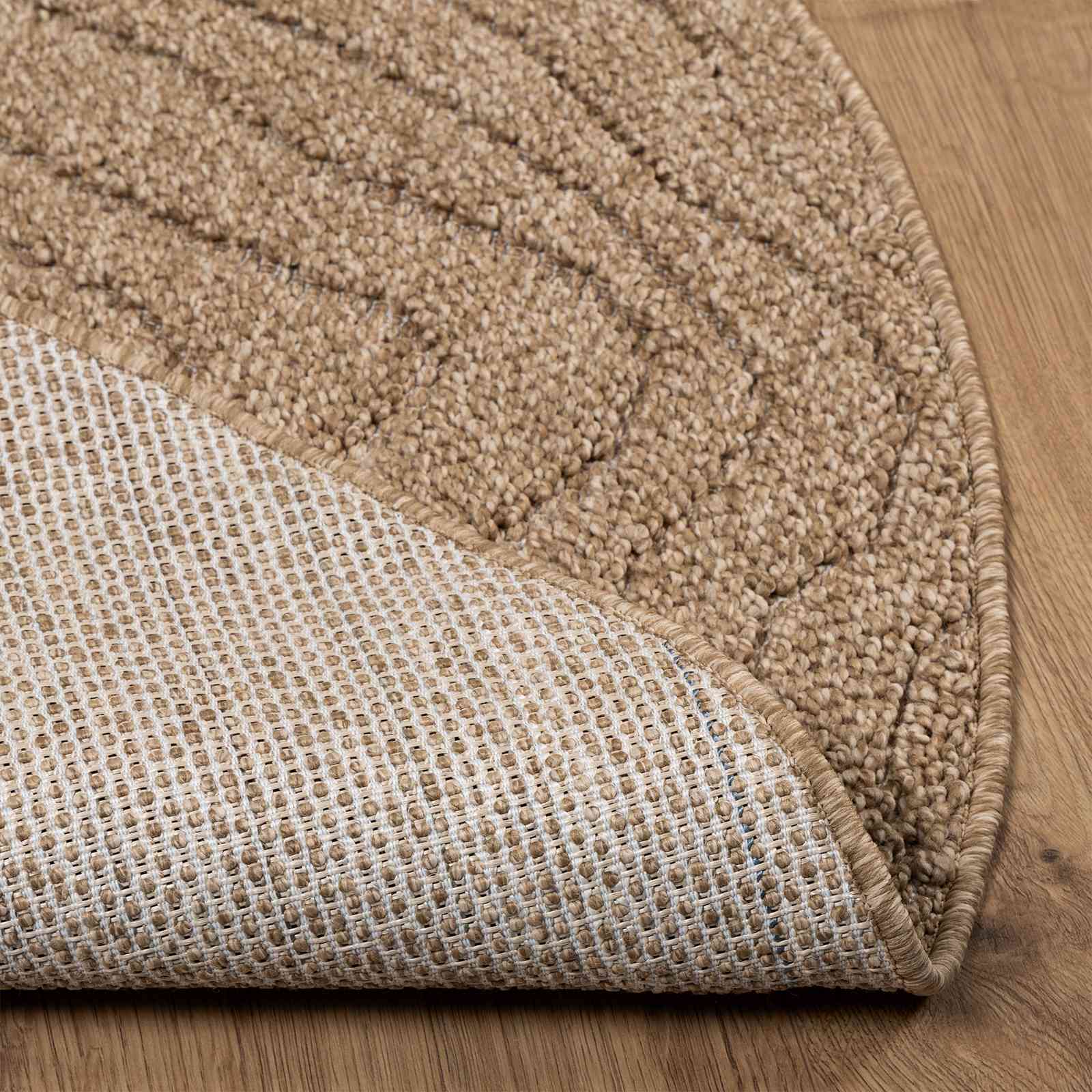 Bereichsteppiche Rechtwinklig AGIRA Natur 150 x 80 cm Polyester