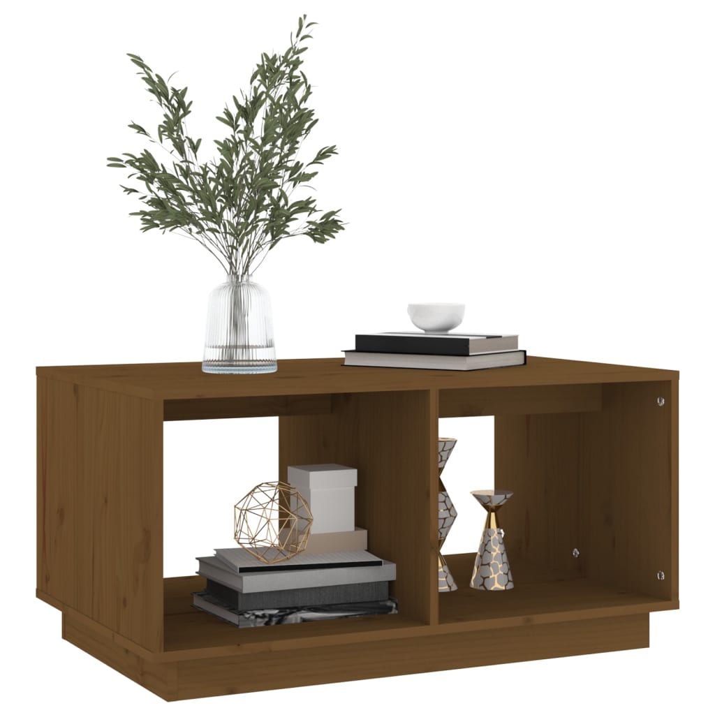 Couchtisch 80x50x40 cm Massivholz Kiefer