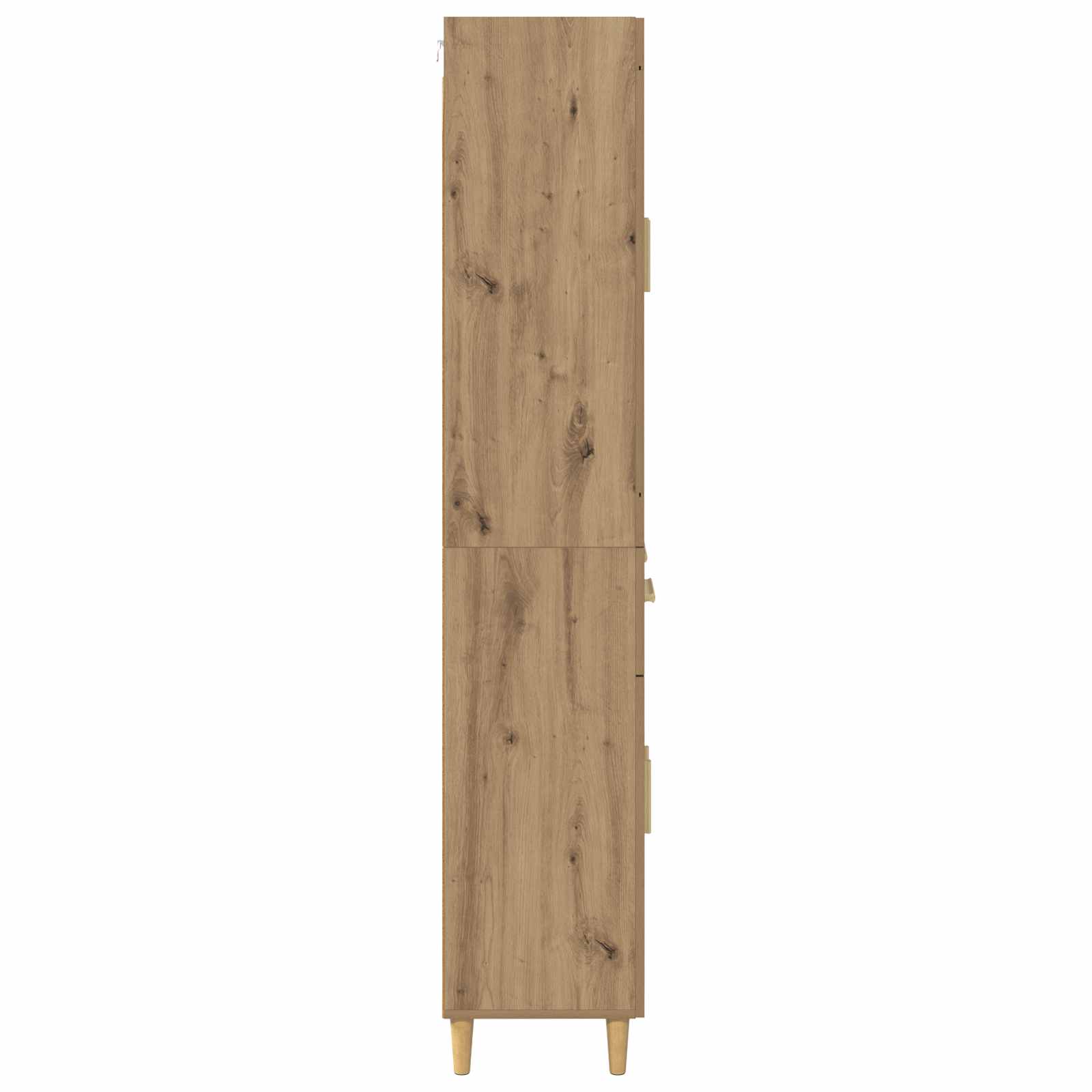 Highboard Altholz 69,5 x 34 x 180 cm Holzwerkstoff