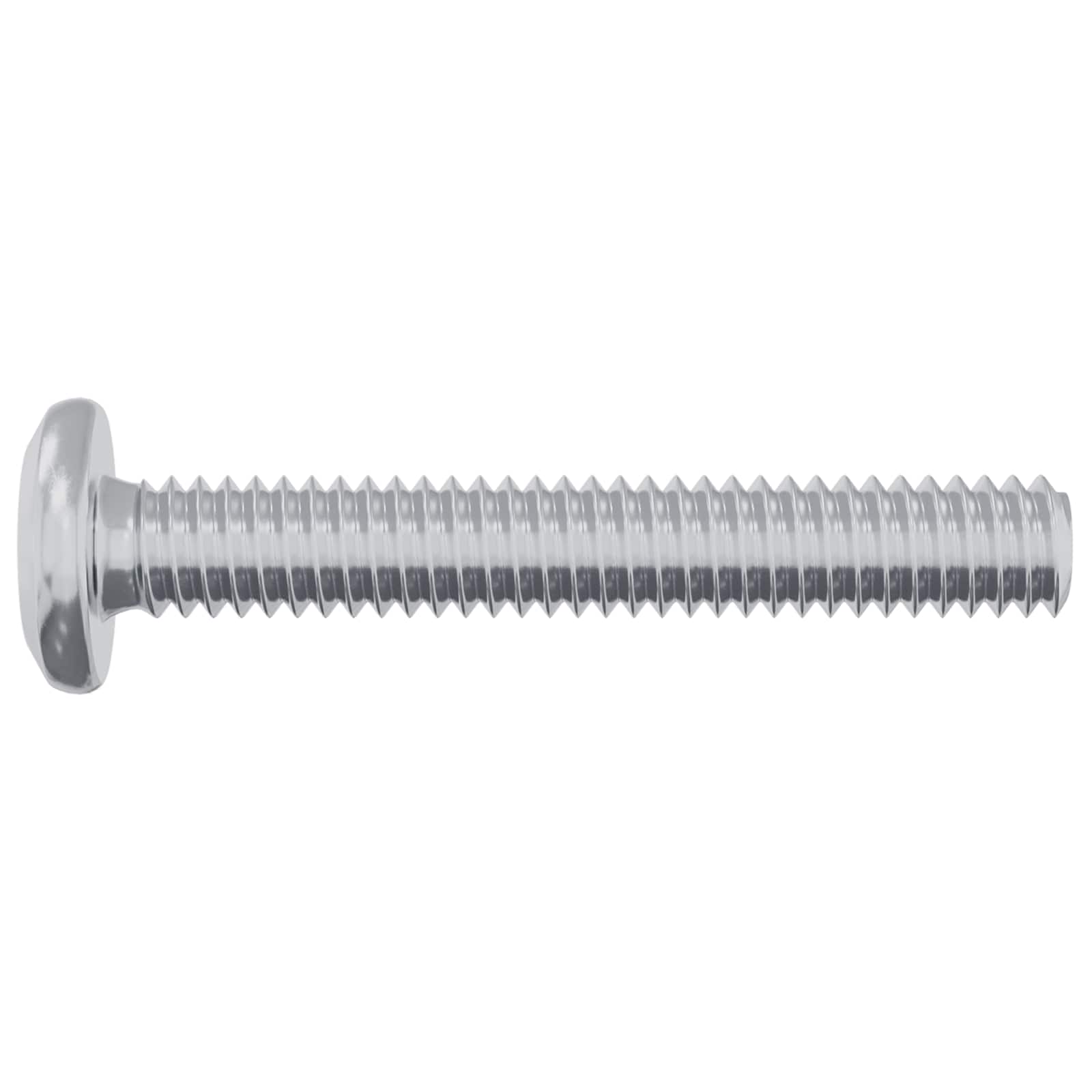 Schraube mit Sperre Uni 2 pcs Silber M6 x 12 mm Stahl