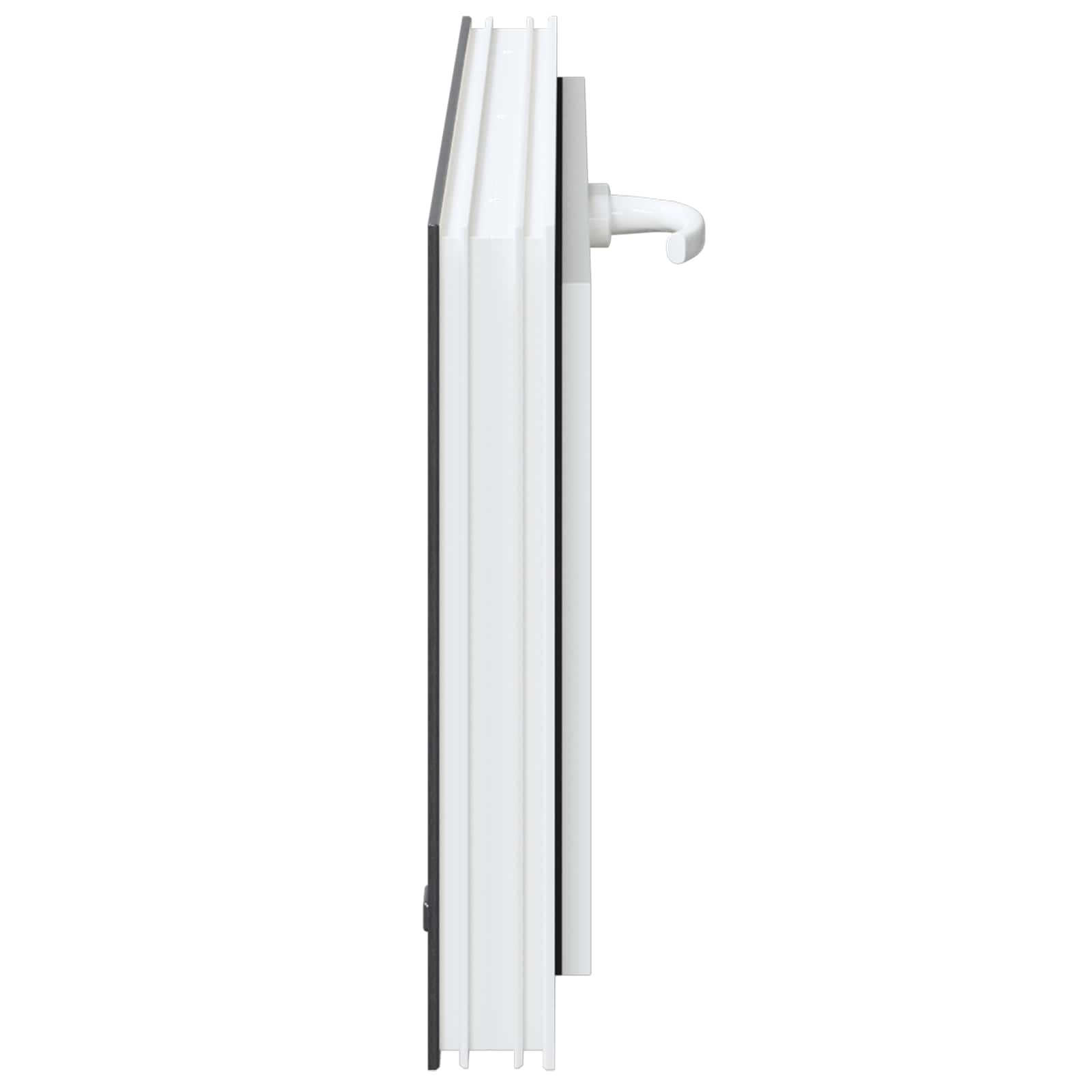 Kellerfenster RISOR 60 x 40 cm PVC und Glas Weiß