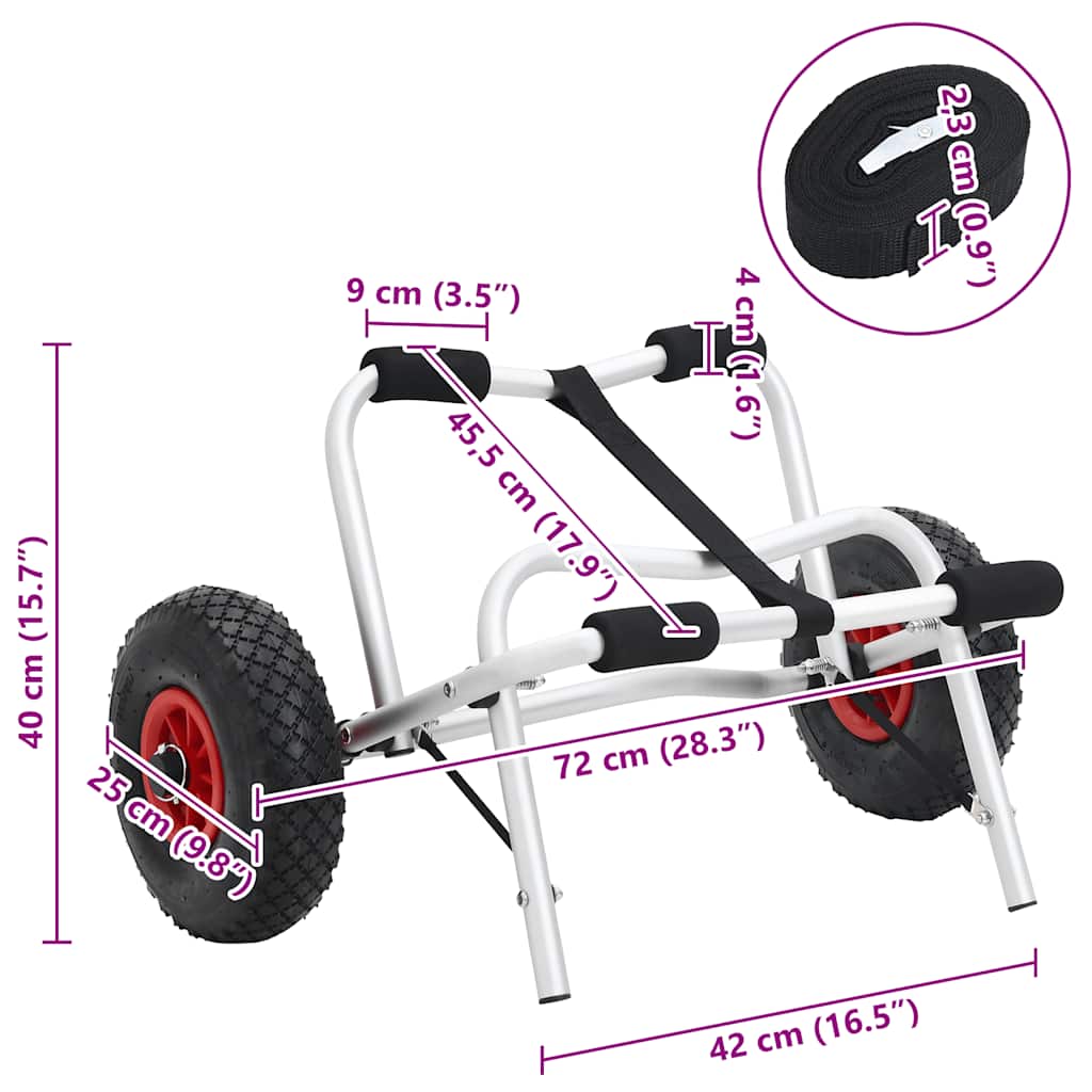 Kayakwagen Aluminium