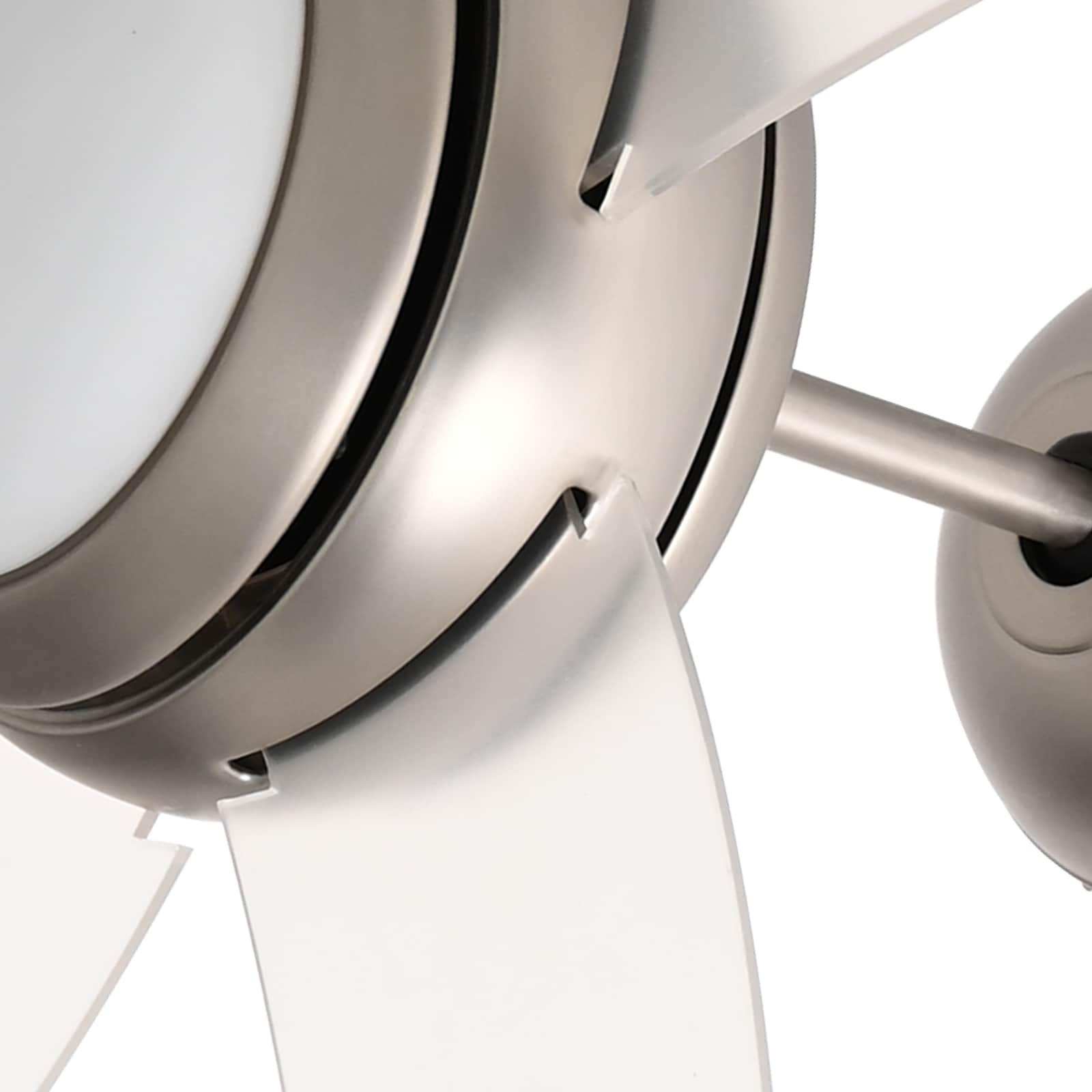 Deckenventilator mit Licht und Fernbedienung Ø 130 cm Weiß