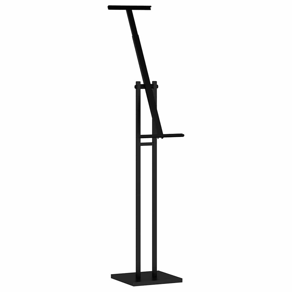 Messestände 2 pcs Schwarz 26,5 x 26,5 x 150 cm Stahl