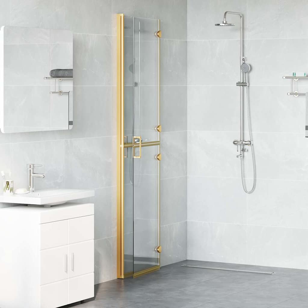 Faltbare begehbare Duschwand Transparentes ESG Glas 70x190 cm