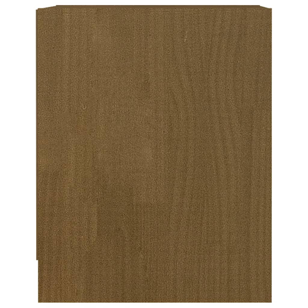 Nachttisch 35,5x33,5x41,5 cm Massivholz Kiefer