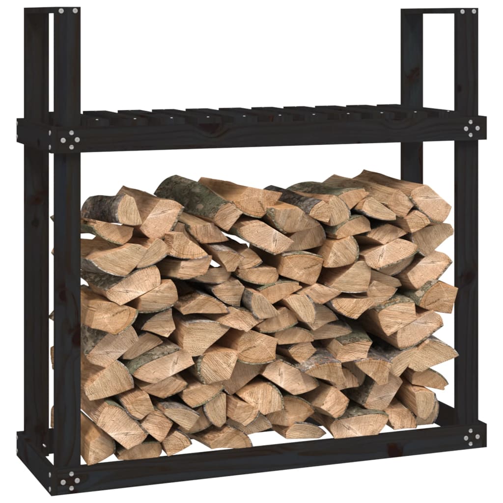 Kaminholzregal 110x35x108,5 cm Massivholz Kiefer