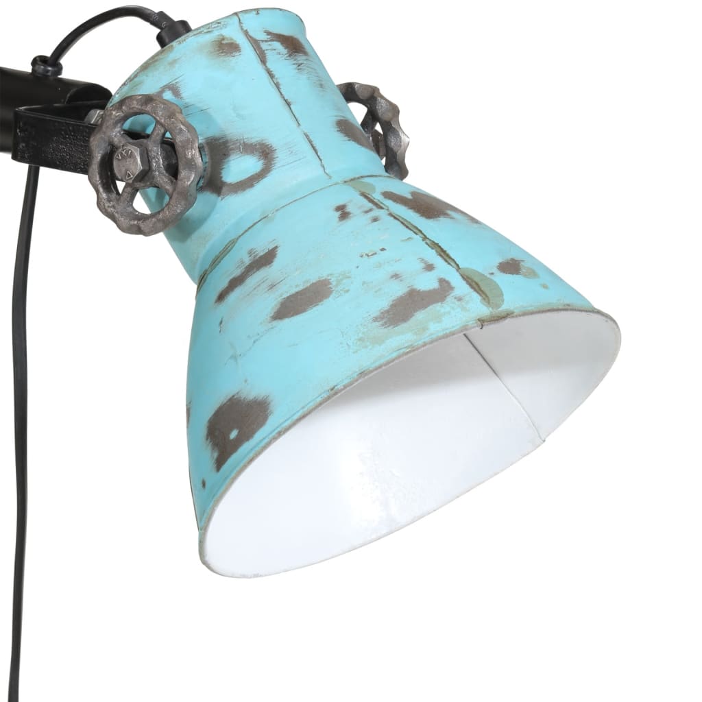 Stehlampe 2-flammig Silbern E27 Gusseisen