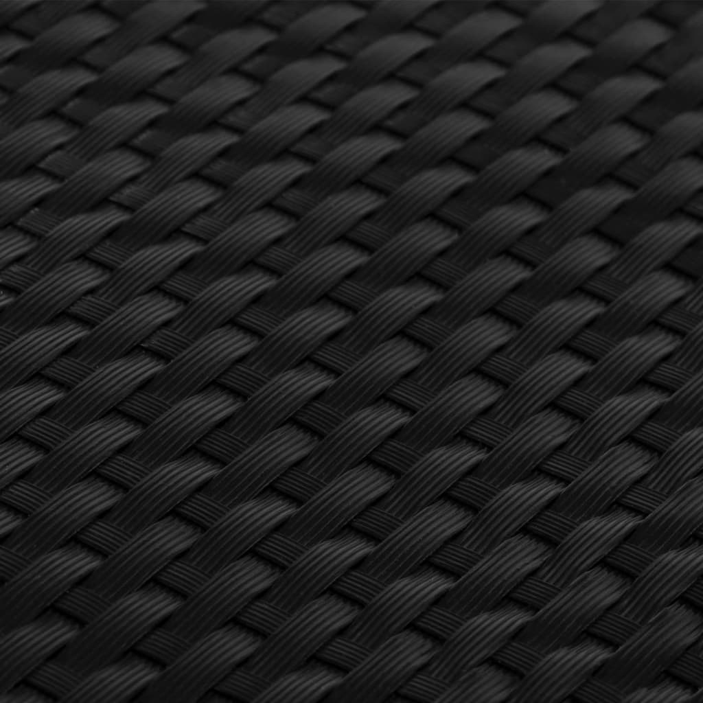 Balkon-Sichtschutz Anthrazit 300x90 cm Poly Rattan