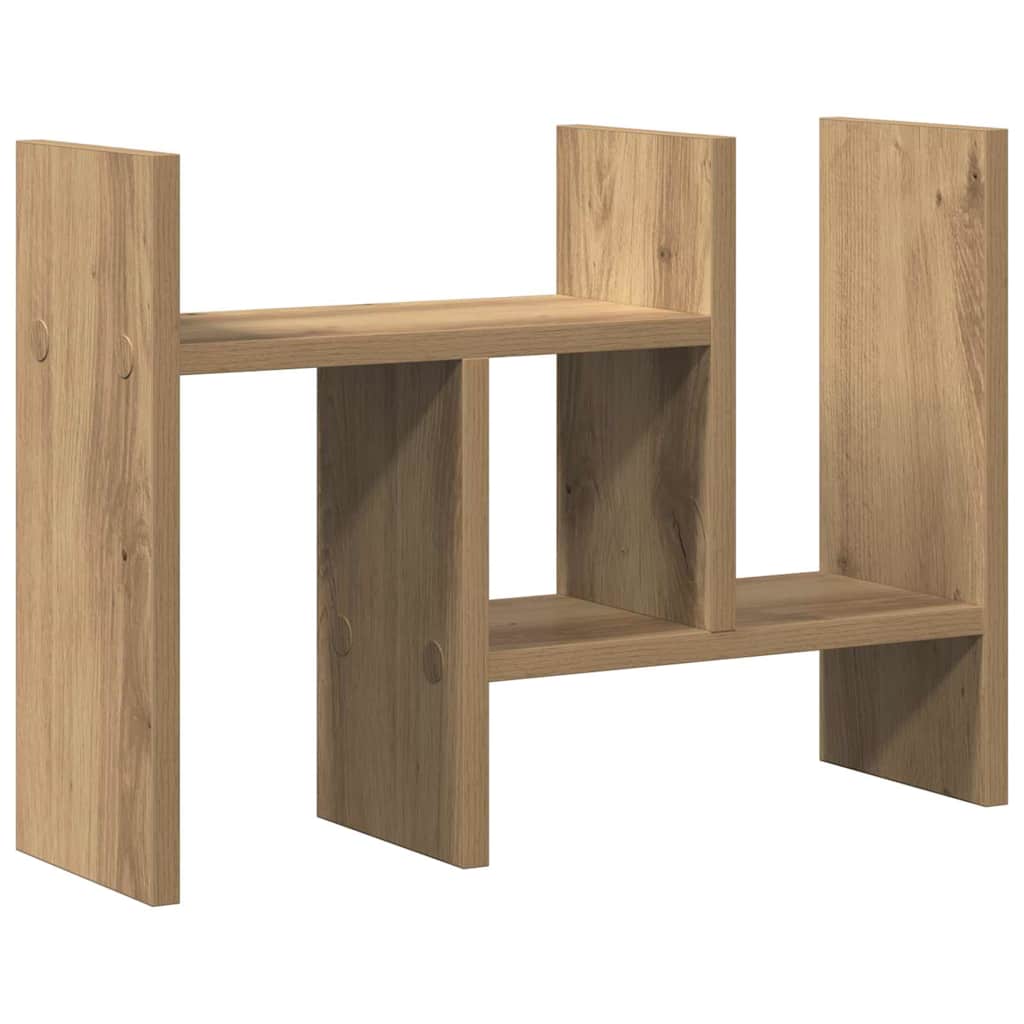Schreibtisch-Organizer Weiß 34,5x15,5x35,5 cm Holzwerkstoff