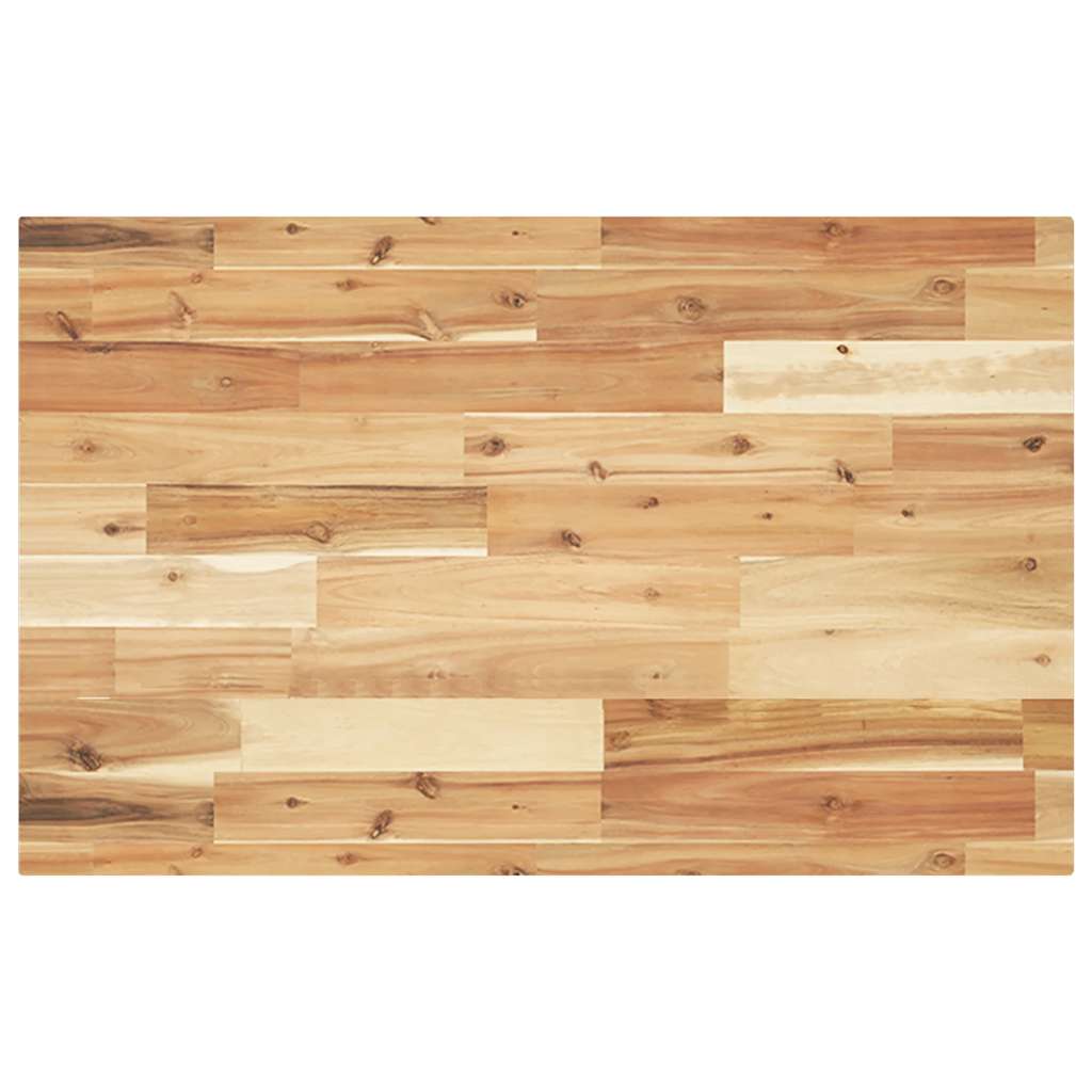 Tischplatte Rechteckig 60x50x2 cm Massivholz Akazie