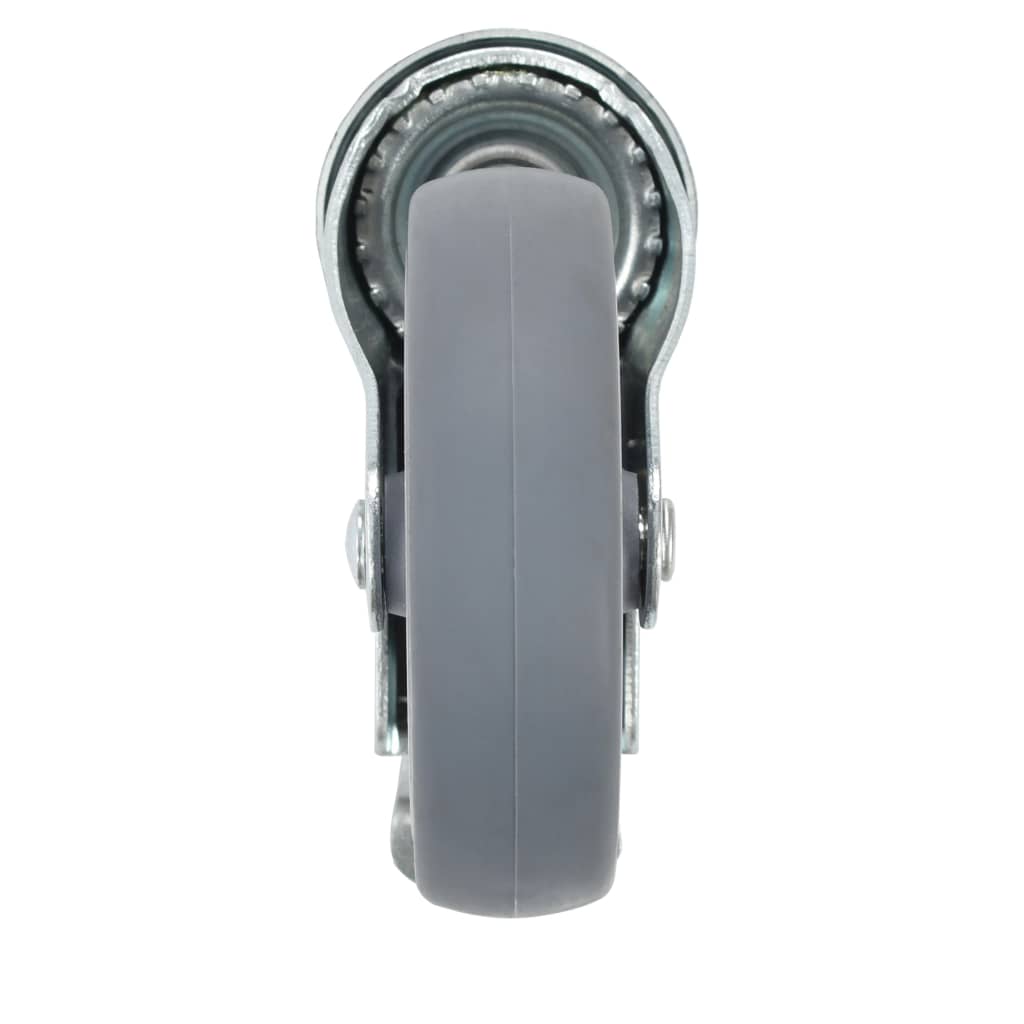 Lenkrollen mit Bolzenloch und Doppelbremsen 4 Stk. 100 mm