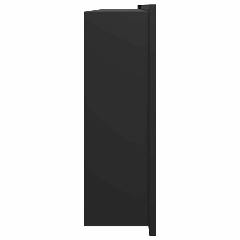 Duschnische Schwarz 30 x 20 x 9,5 cm Edelstahl