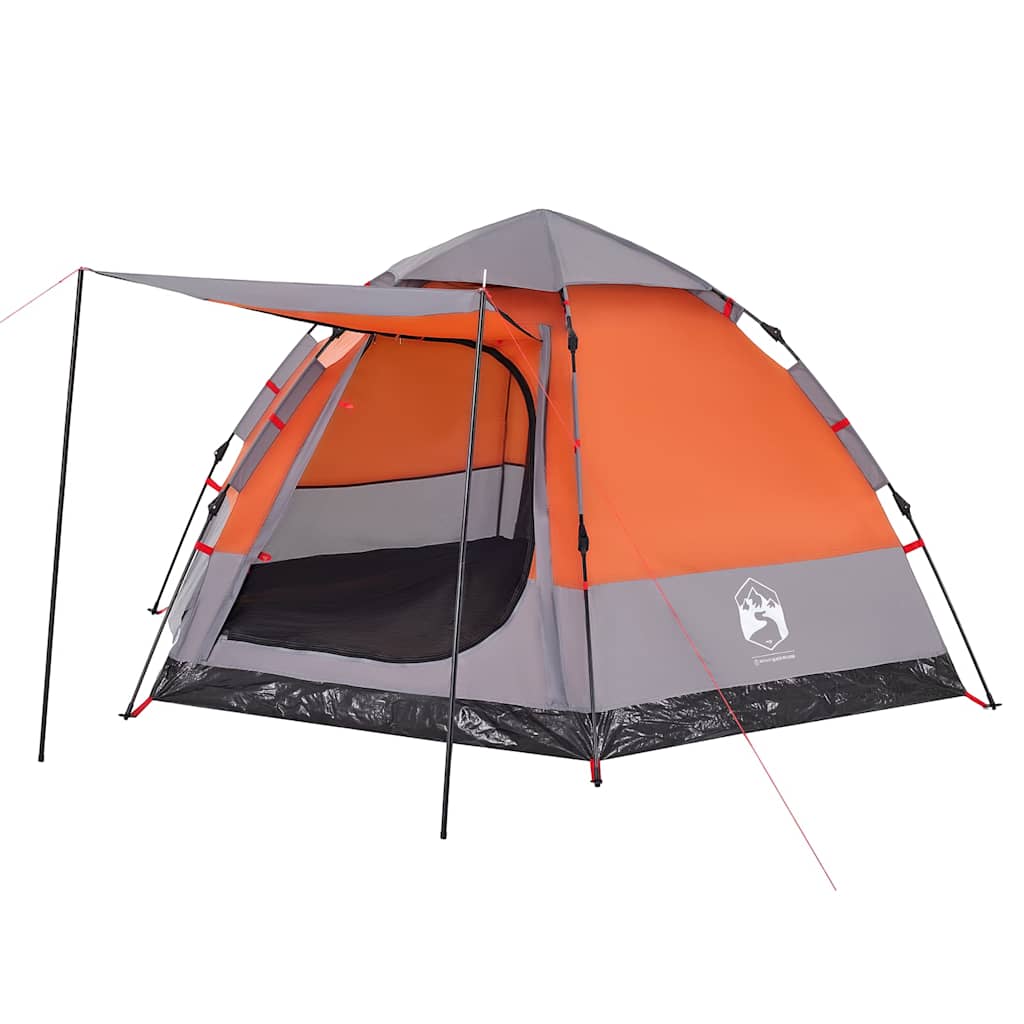 Campingzelt 4 Personen Grün Quick Release