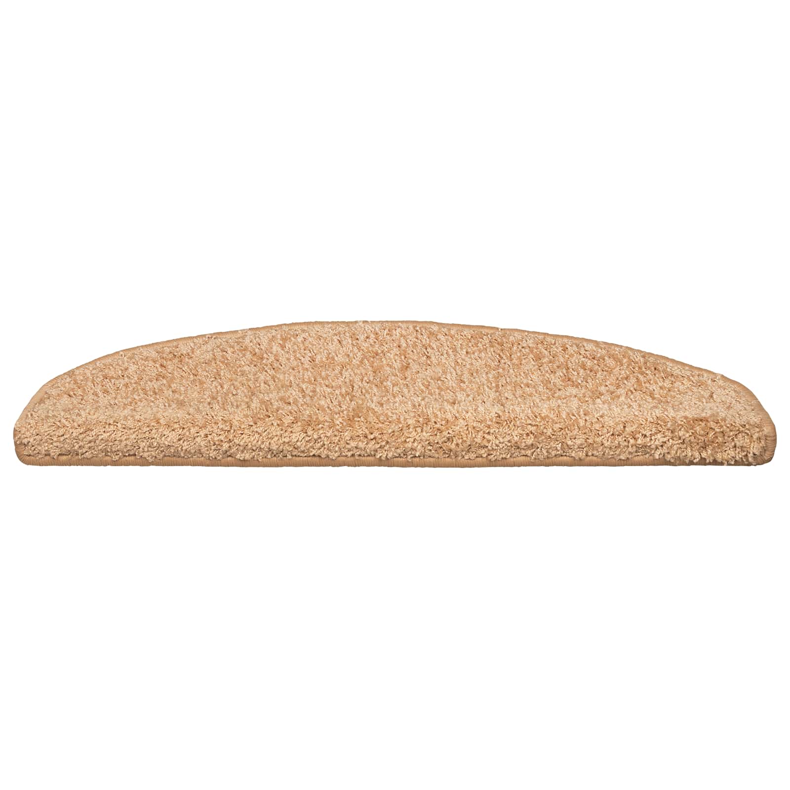 Stufenmatten 15 Stk. 56x17x3 cm Grau Halbrund