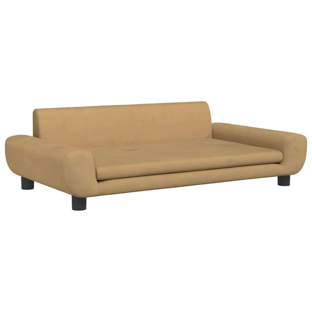 Hundebett Blau 100x54x33 cm Samt