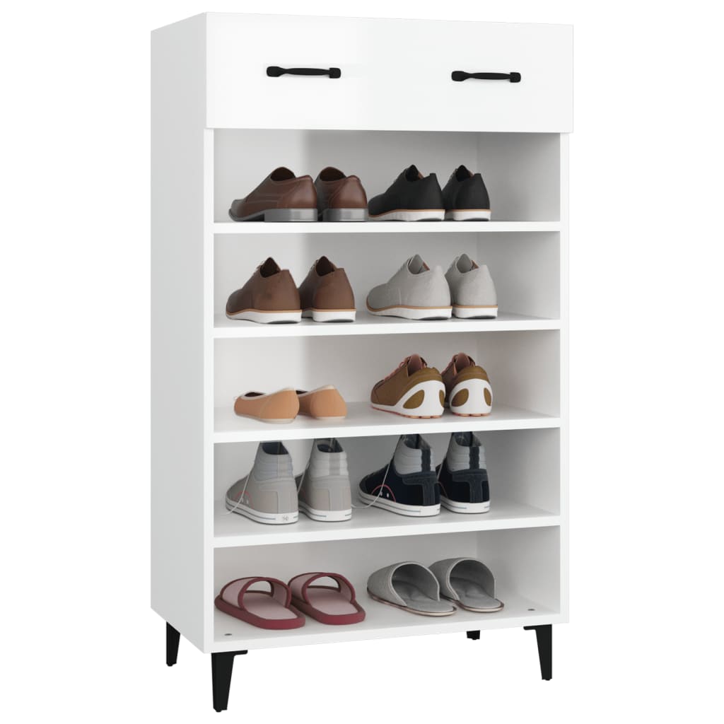 Schuhschrank Weiß 60x35x105 cm Holzwerkstoff