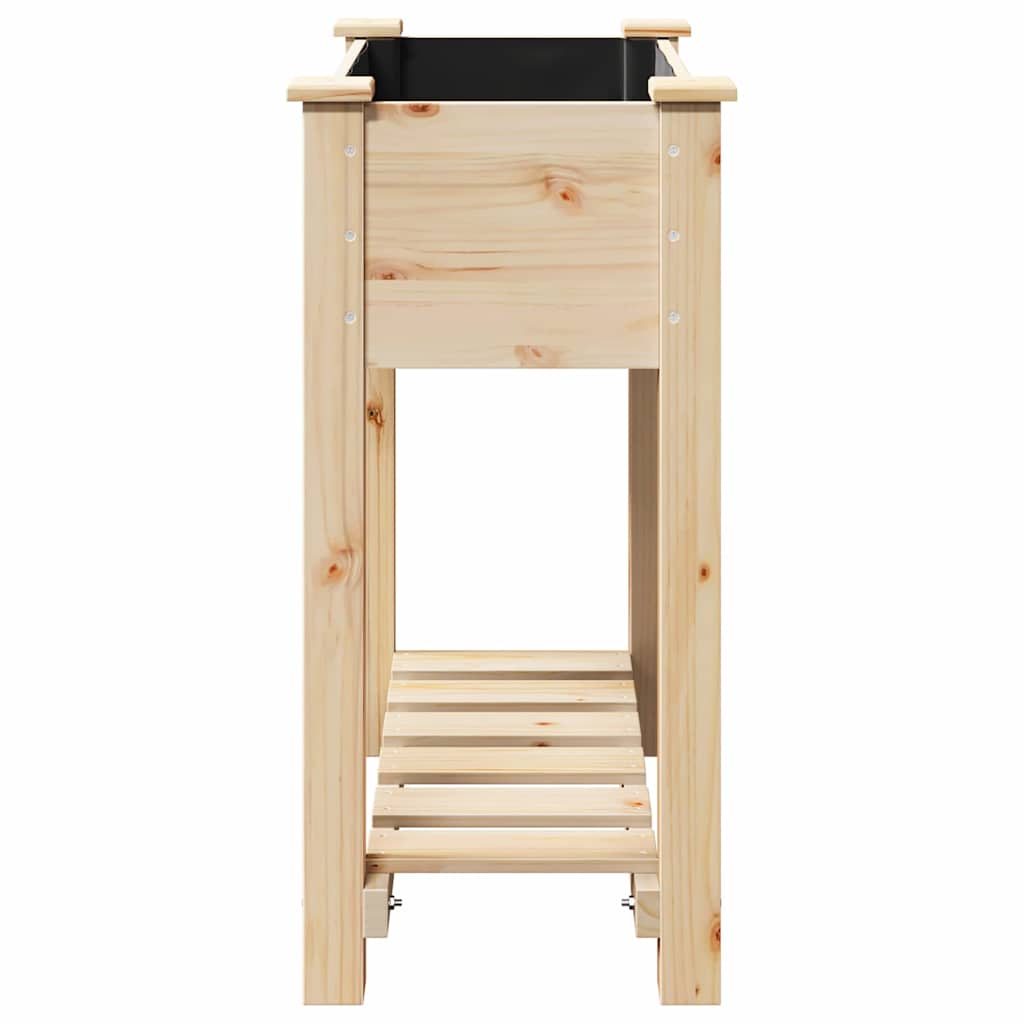 Garten-Pflanzgefäß mit Regal Beige 71 x 37 x 76,5 cm