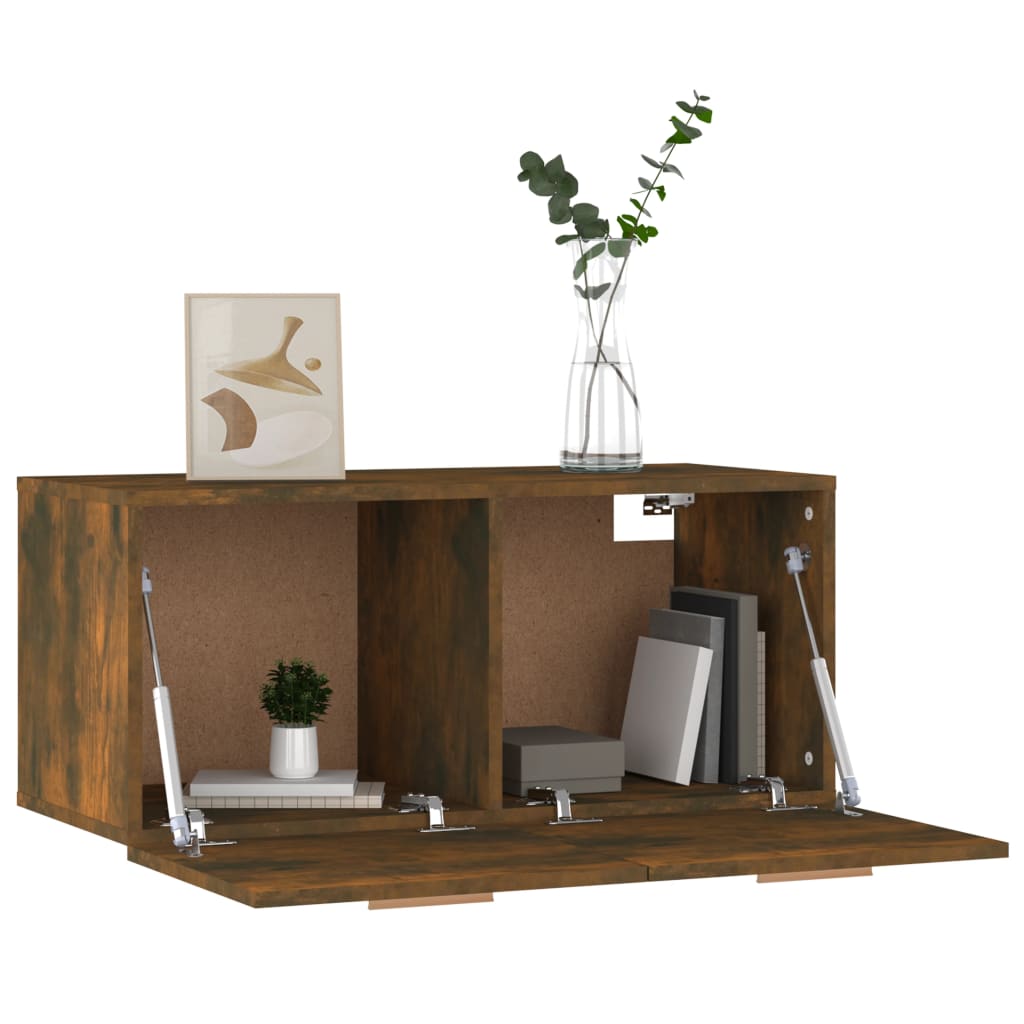 Wandschrank Weiß 80x35x36,5 cm Holzwerkstoff