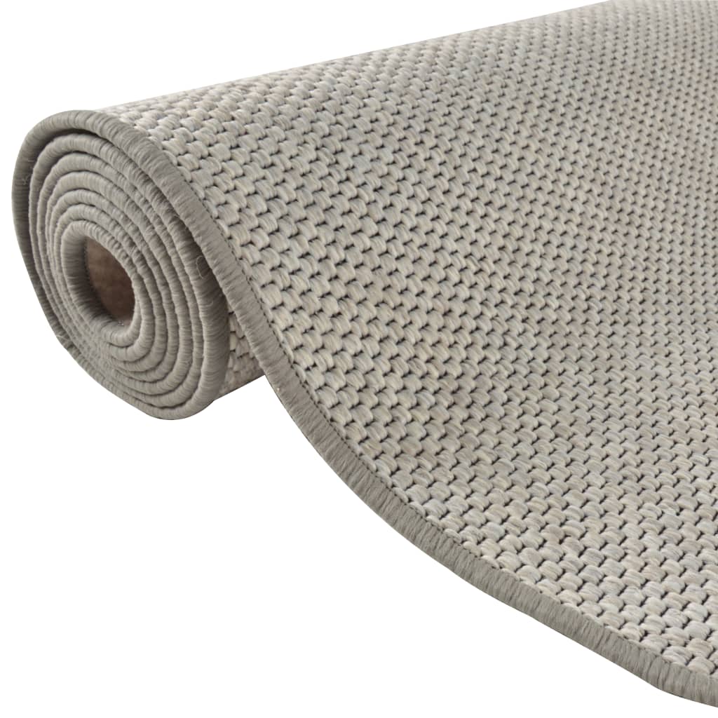 Teppichläufer Sisal-Optik Platina 50x100 cm
