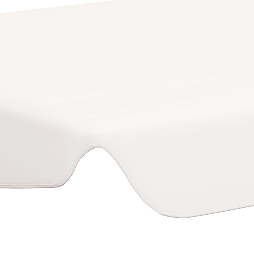 Ersatzdach für Hollywoodschaukel Beige 188/168x145/110 cm
