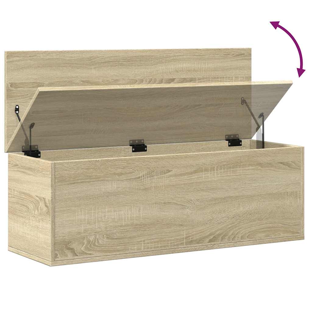 Aufbewahrungstruhe Weiß 84x42x46 cm Holzwerkstoff