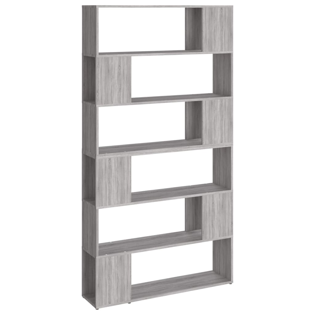 Bücherregal Raumteiler Weiß 100x24x188 cm