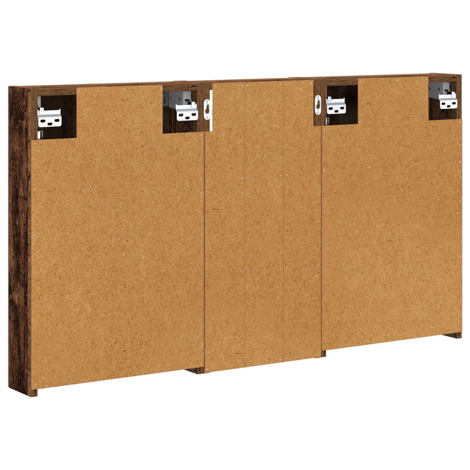 Badezimmerschrank-Set 3 pcs 80 x 10,5 x 50 cm Holzwerkstoff