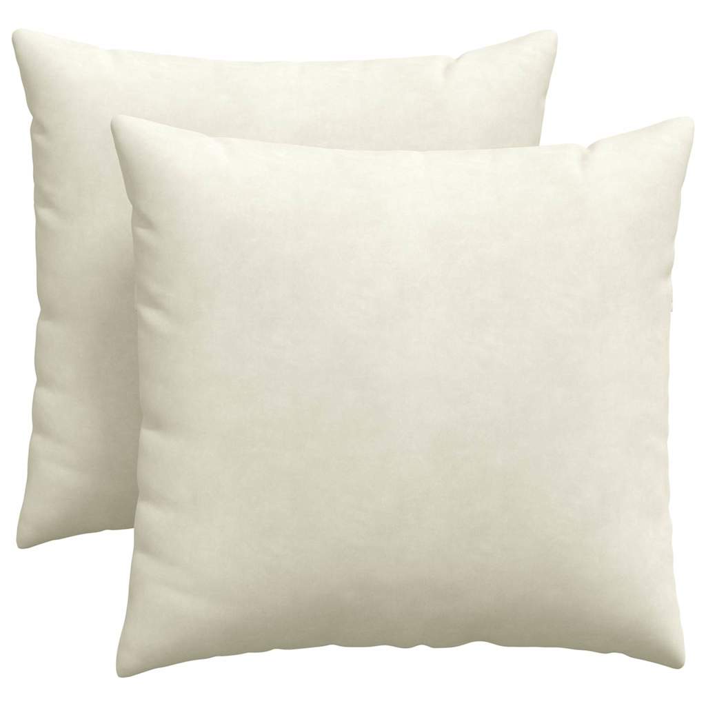 Sofakissen 2 Stück Blau 50 x 30 cm Cordstoff