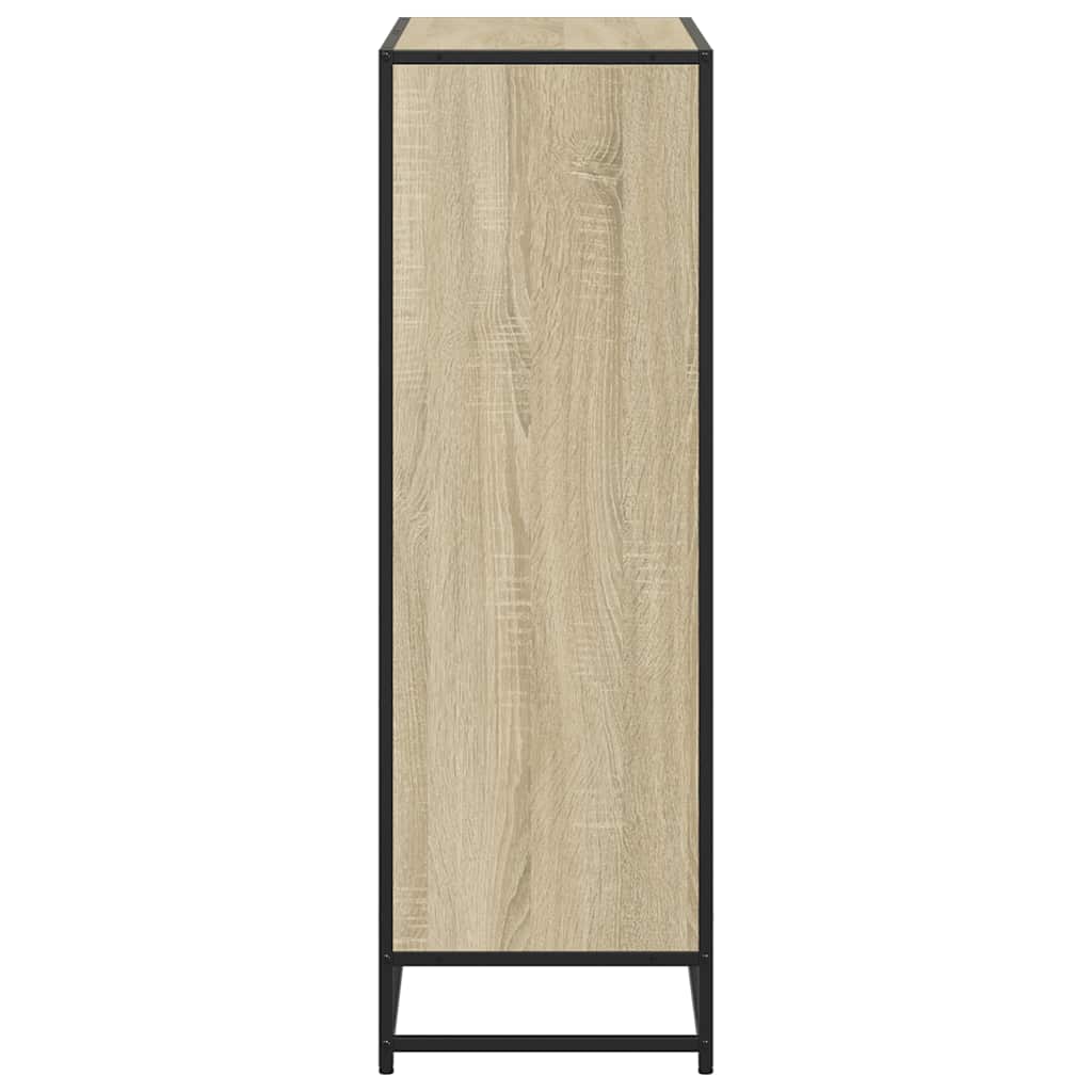 Bücherregal Schwarz 60x35x139 cm Holzwerkstoff