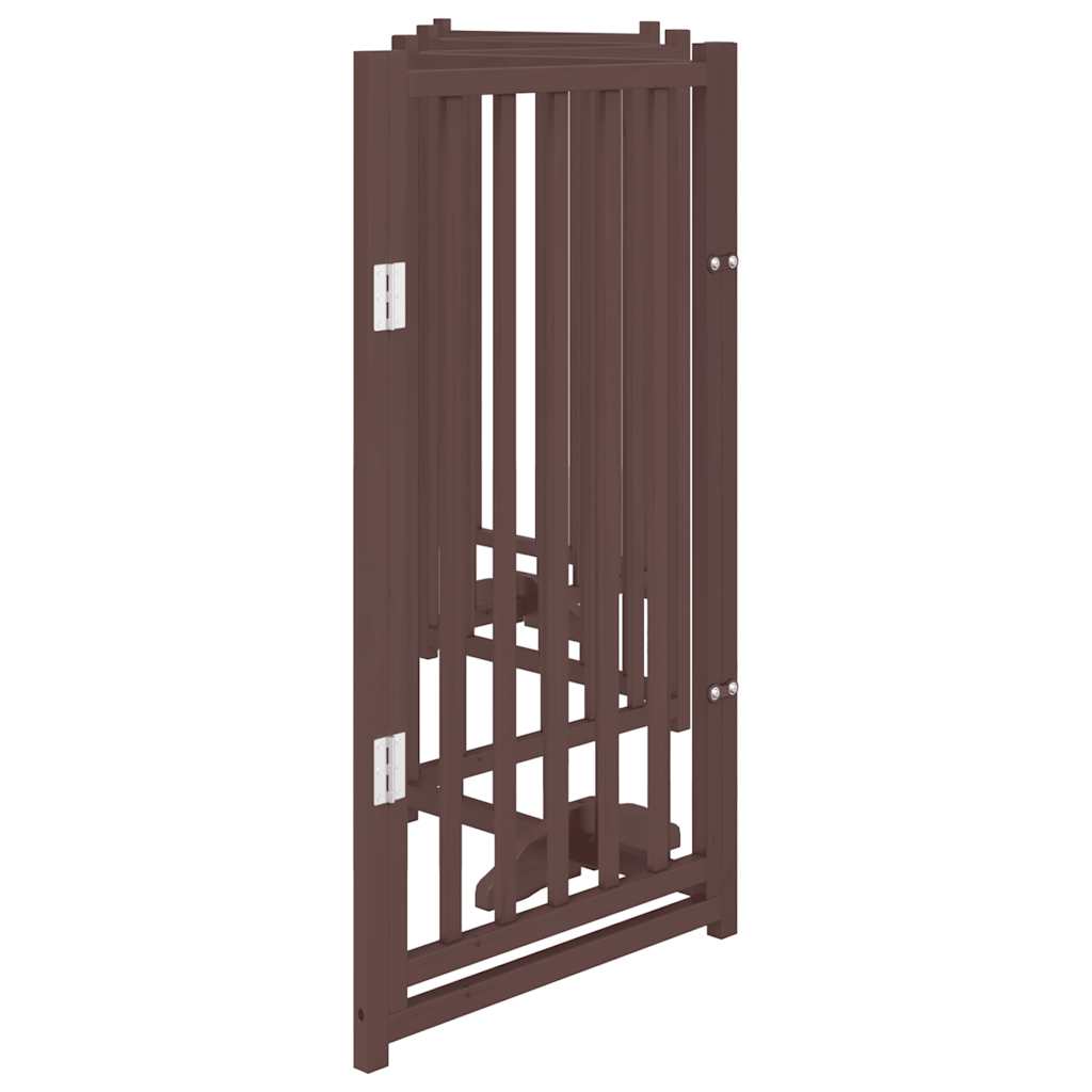 3-tlg. Hundetor Faltbar 150 cm Massivholz Tanne