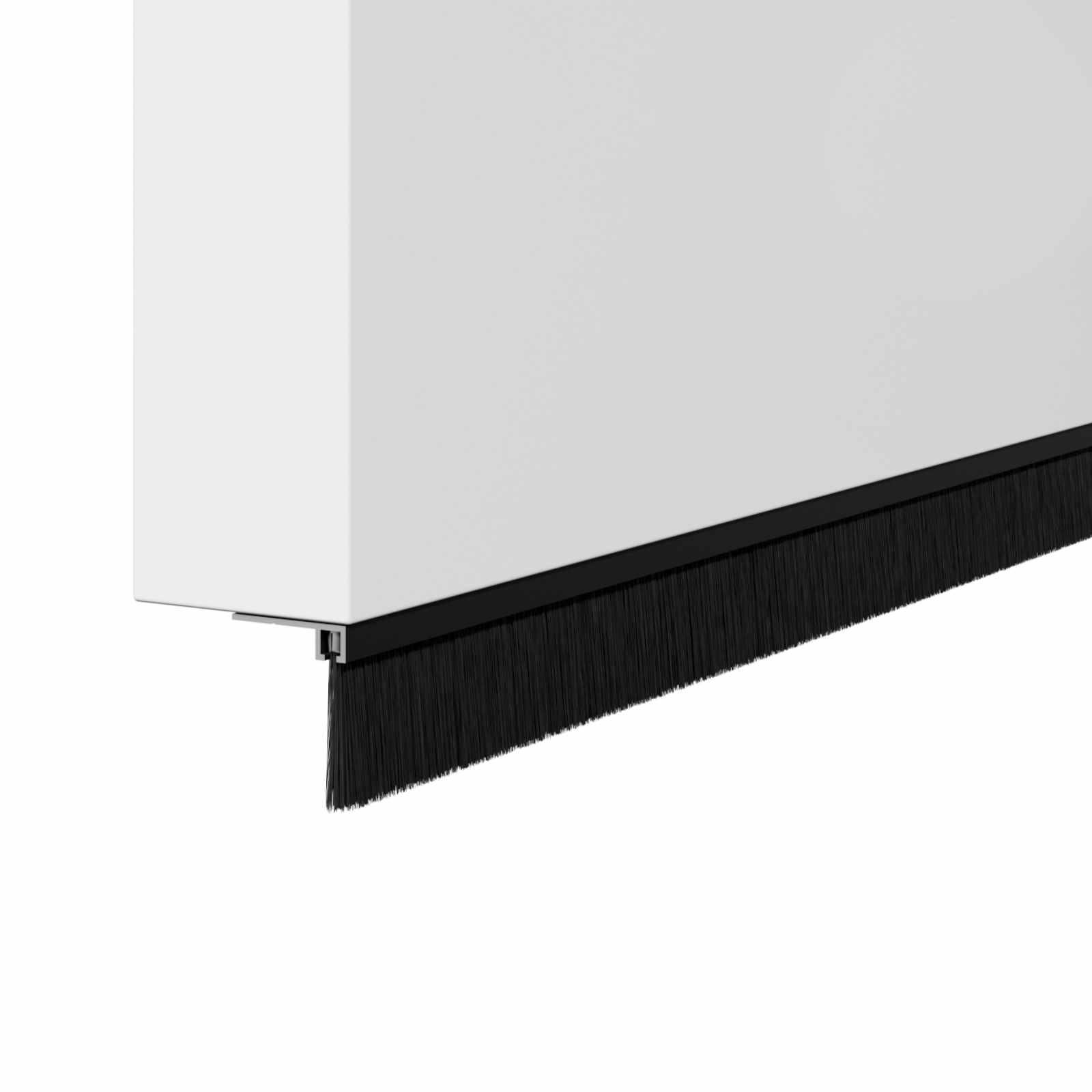 Aufsteck Türbürstendichtungen 2 pcs Braun 100 cm