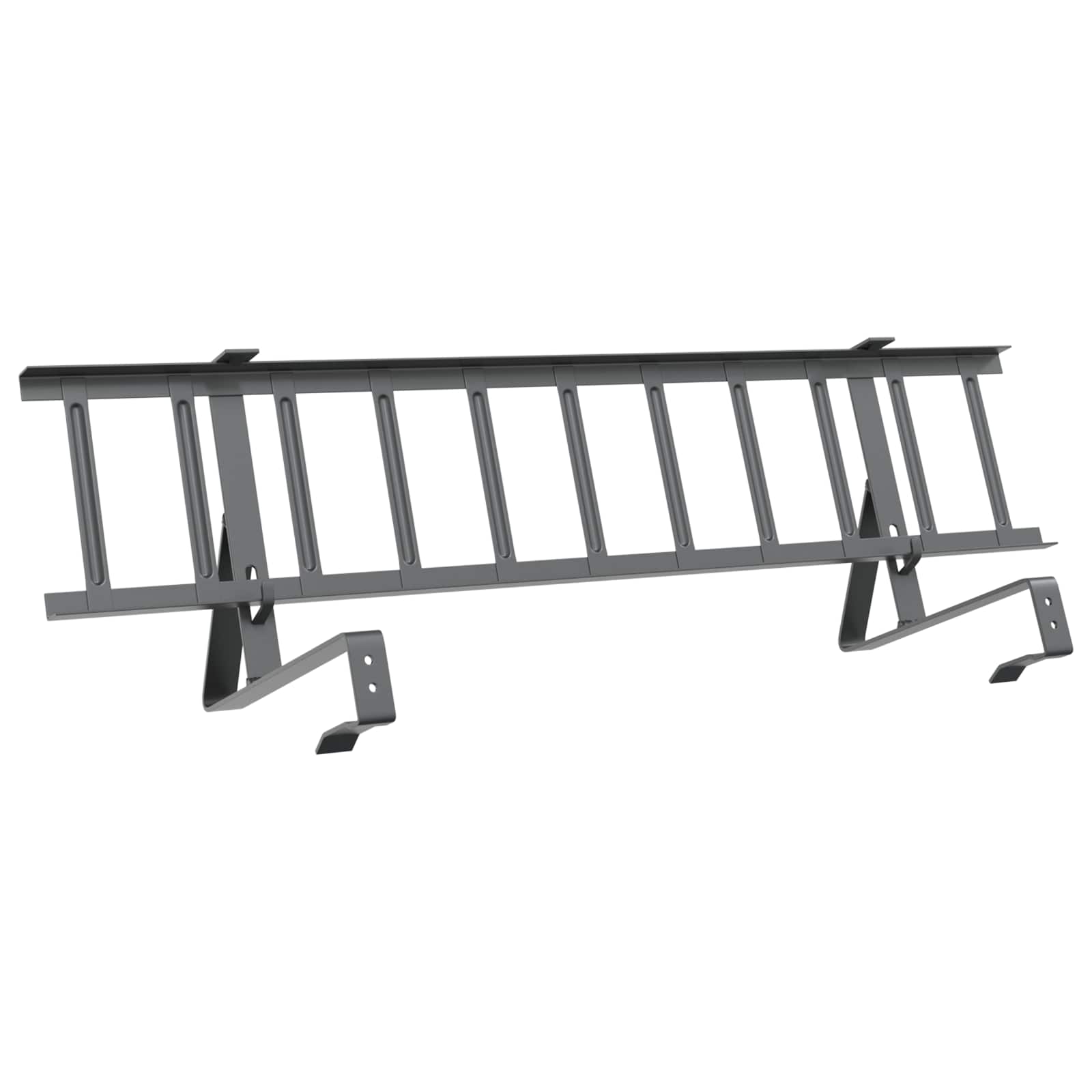 Dachschneeschild Anthrazit 100 x 29,5 x 34,5 cm Stahl