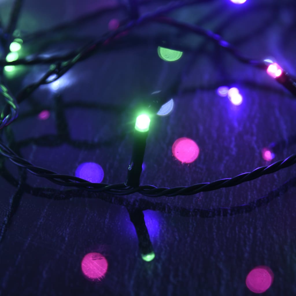 Lichterkette mit 400 LEDs Blau 40 m 8 Lichteffekte