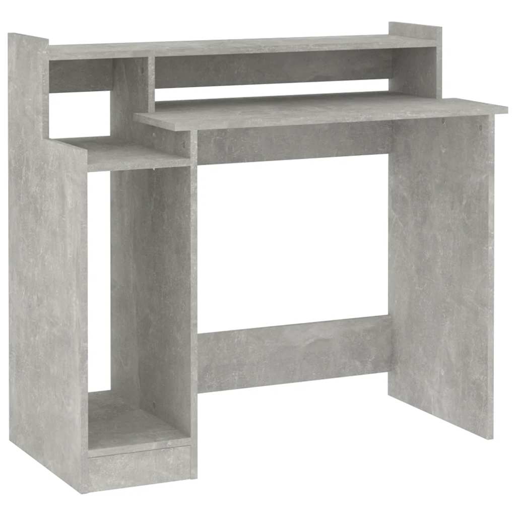 Schreibtisch mit LEDs Weiß 97x45x90 cm Holzwerkstoff