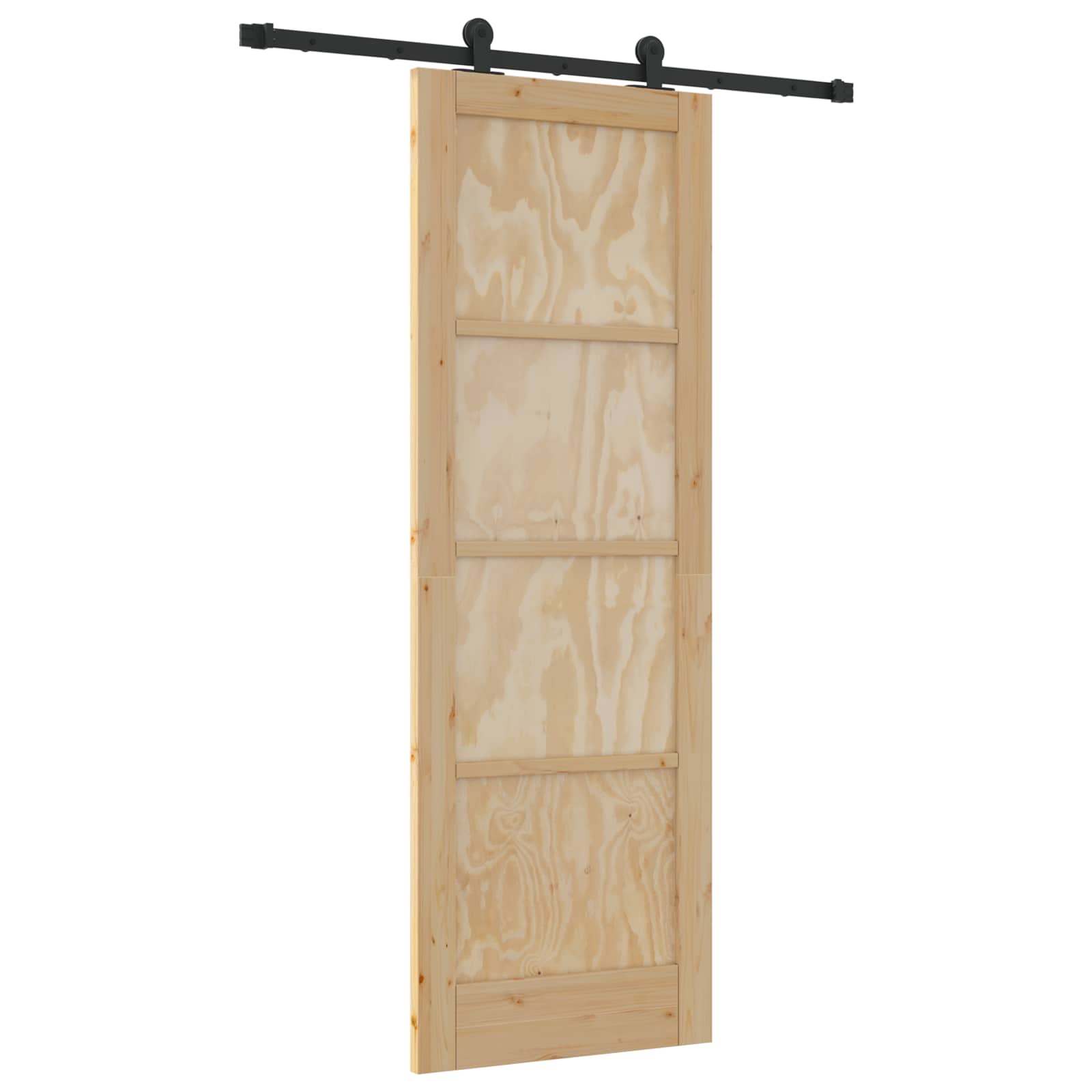Schiebetür ORKDAL Natur 61 x 198,5 cm Massives Kiefernholz