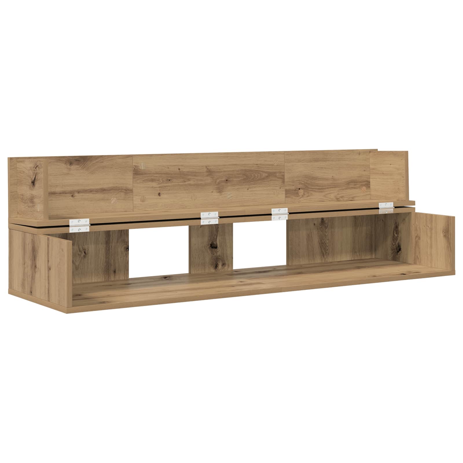 Studiotisch Weiß 152 x 40 x 19,5 cm Holzwerkstoff