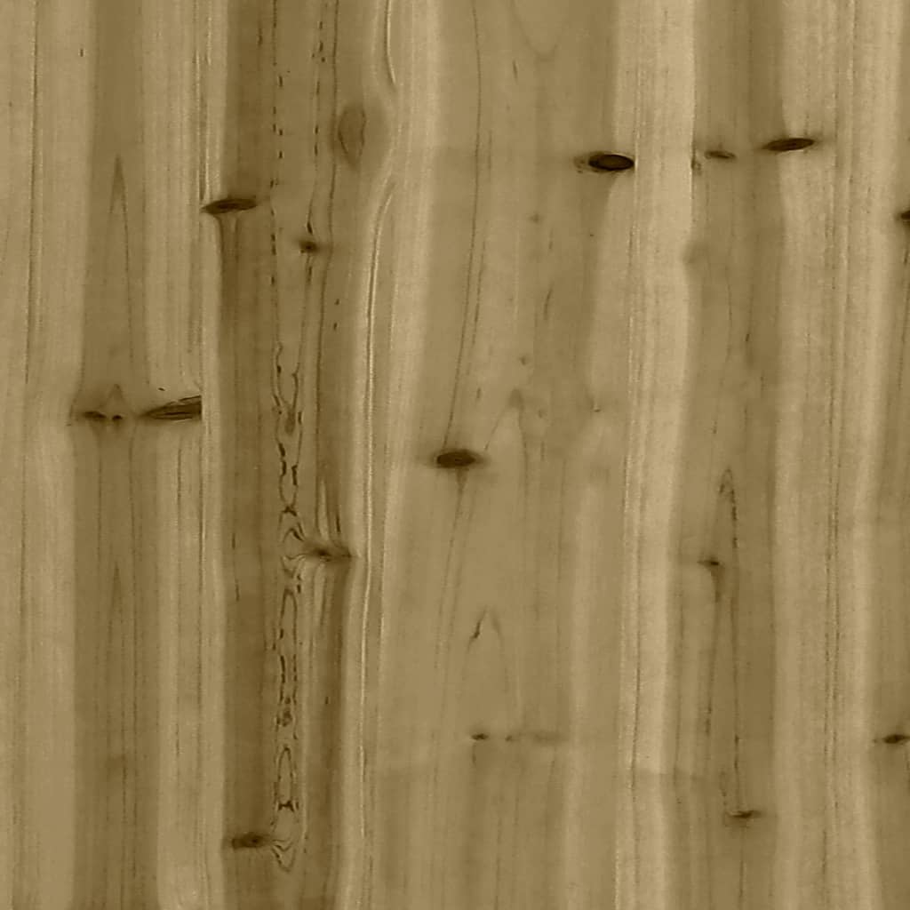 Spielturm mit Kletterwand Massivholz Kiefer