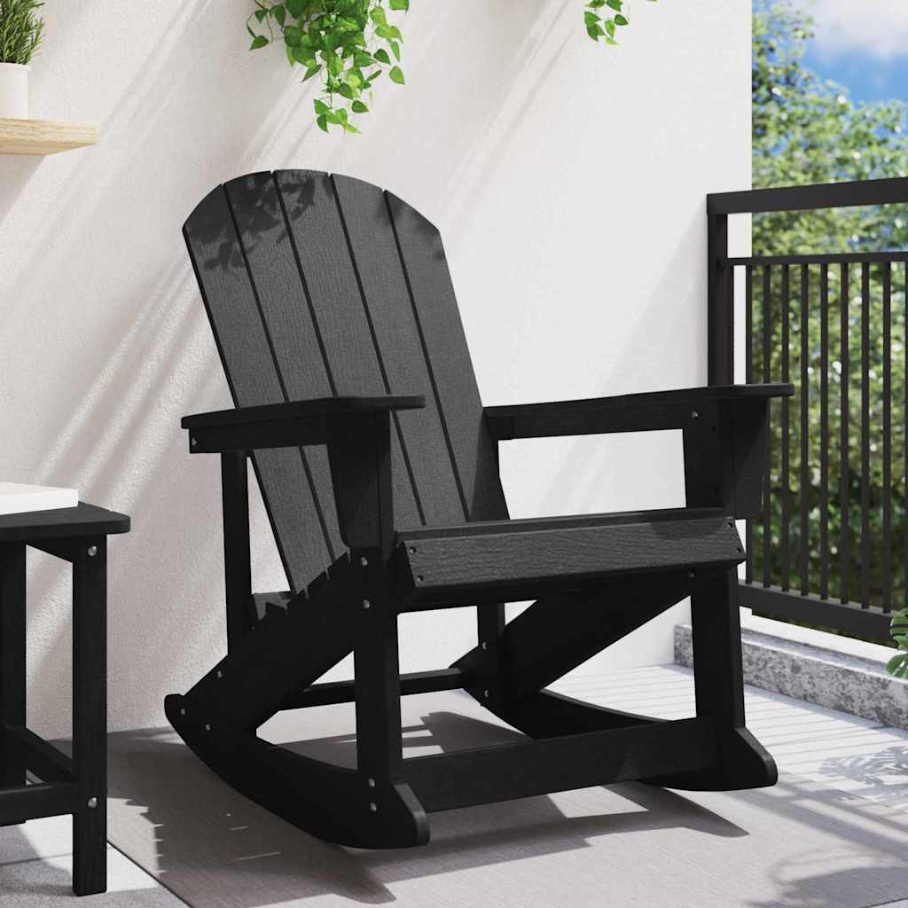 Adirondack-Schaukelstuhl Weiß 92 x 73,5 x 92 cm HDPE