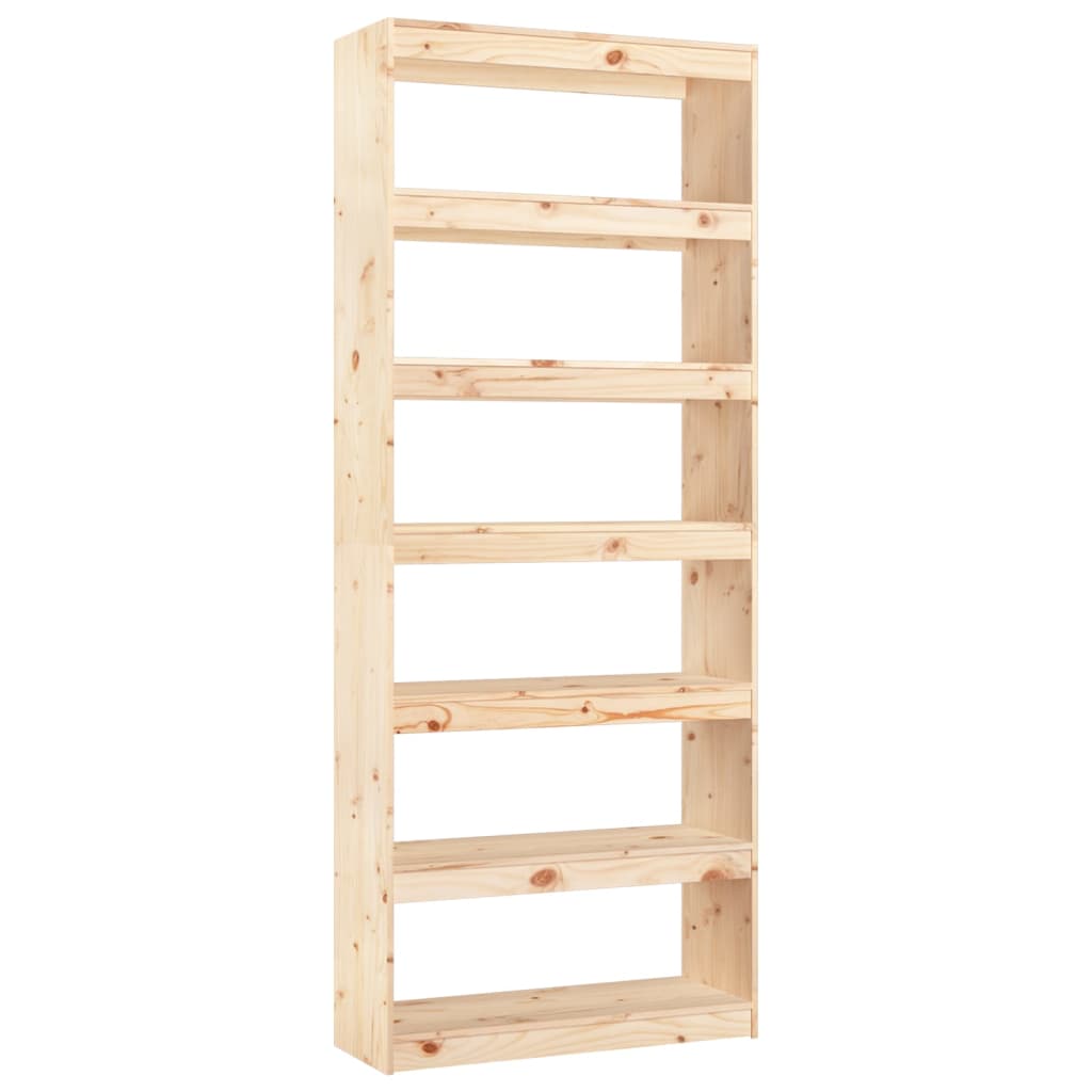 Bücherregal/Raumteiler 80x30x71,5 cm Massivholz Kiefer