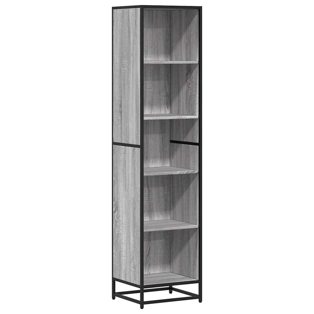 Bücherregal Schwarz 60x35x139 cm Holzwerkstoff