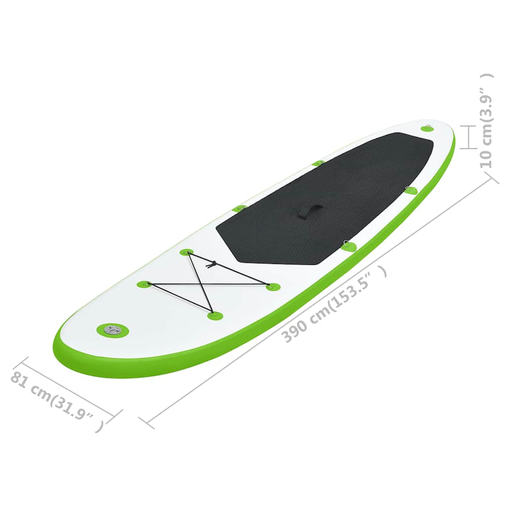 Stand Up Paddle Board SUP Aufblasbar Rot und Weiß