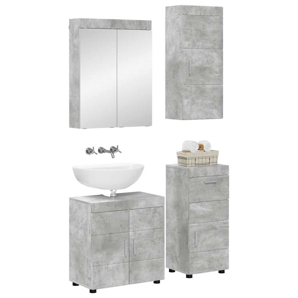 Badezimmermöbel-Set TULUM 2 pcs Weiß 60 x 34 x 63 cm