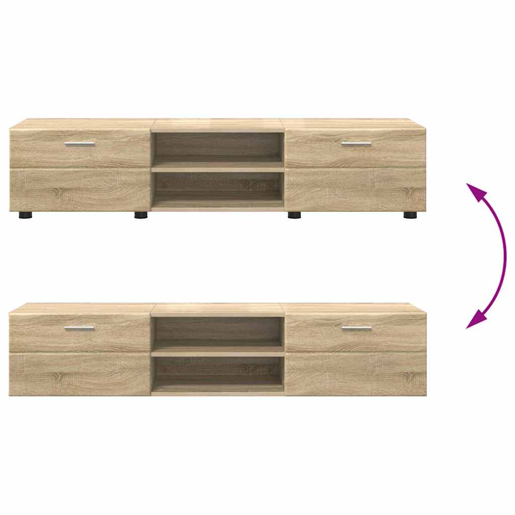Highboard mit Regal FLORIN Weiß 60 x 35 x 182 cm Holzwerkstoff