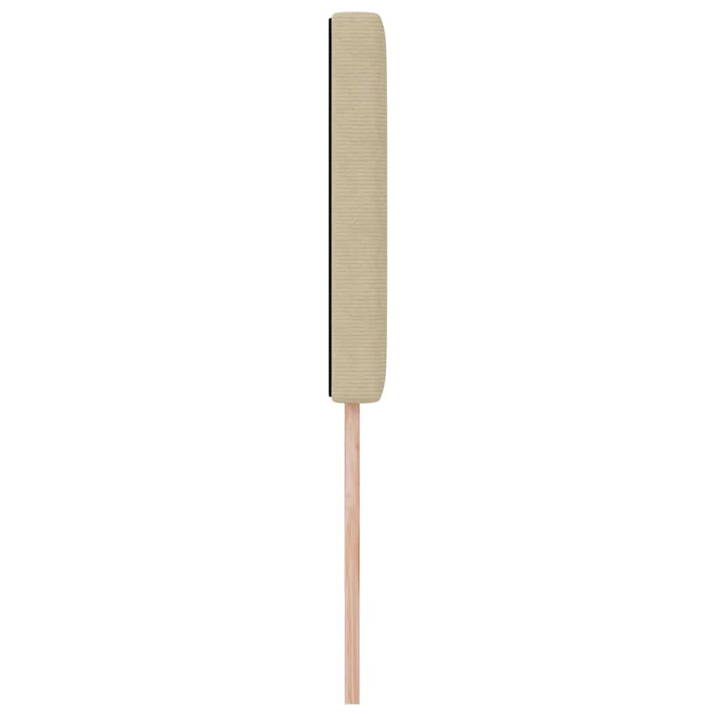 Kopfteil Hellgrau 80 cm Cordstoff