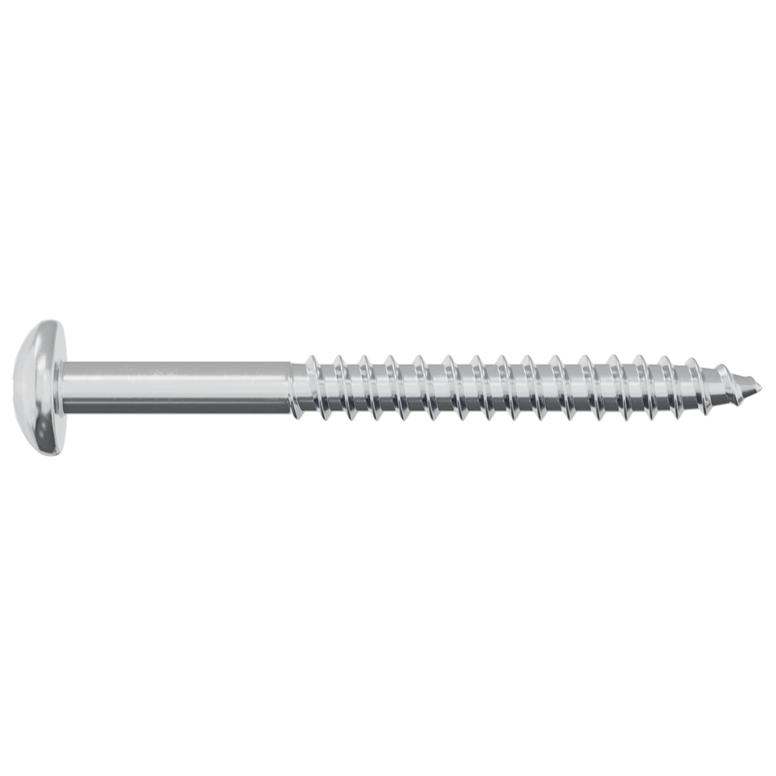Holzschraube 2 pcs Silber 9,8 x 53 mm Stahl