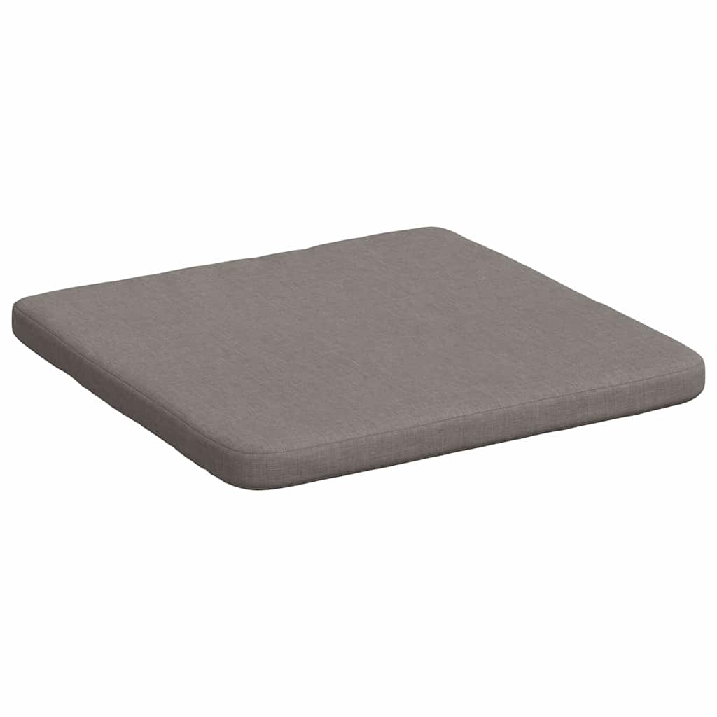 Sitzkissen 4 pcs Hellgrau 40 x 40 x 3 cm Stoff