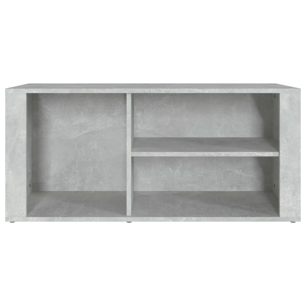 Schuhregal Weiß 100x35x45 cm Holzwerkstoff